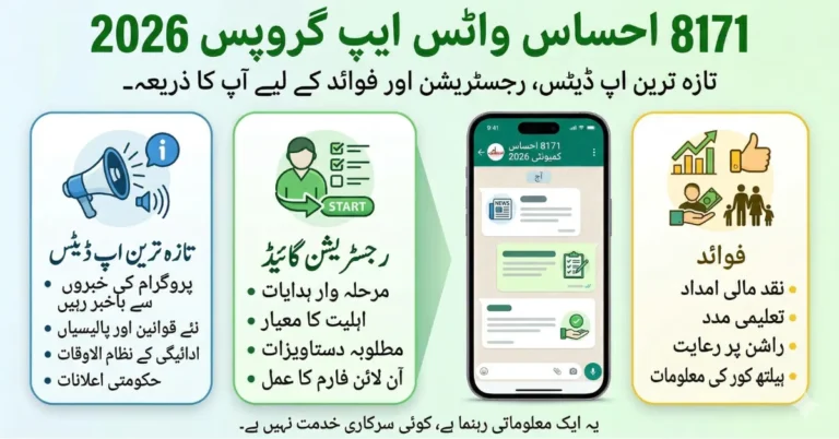 8171 Ehsaas WhatsApp Groups 2026 – Latest Updates, Registration Guide & Benefits