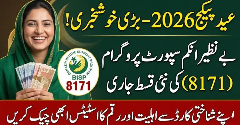 BISP 8171 Eid Payment 2026 Check Eligibility, CNIC Status & Latest Installment Update