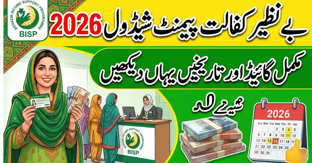 Benazir Kafaalat Payment Schedule 2026 – Complete Guide for BWritingeneficiaries