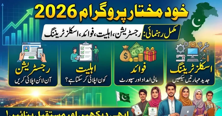 Khud Mukhtar Program 2026 Registration, Eligibility, Benefits & Skills Training Guide