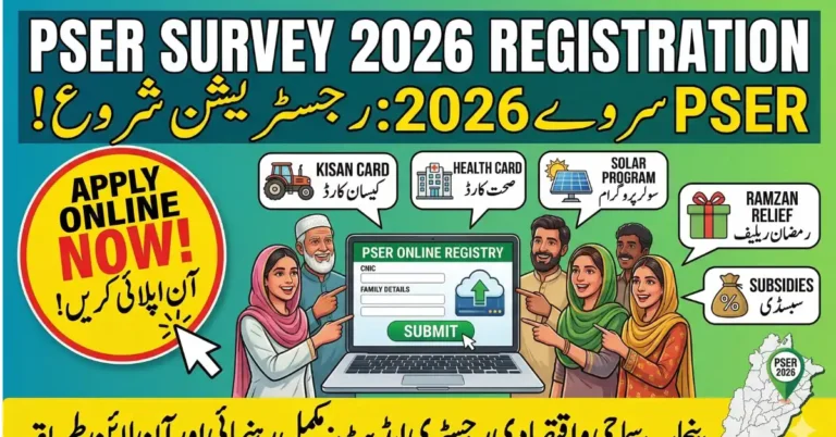 PSER Survey 2026 Registration Starts – Apply Online for Punjab Socio-Economic Registry Update