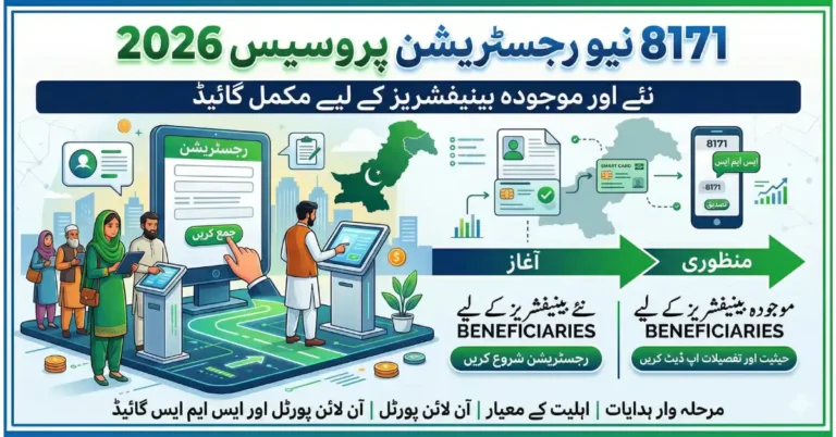 The 8171 New Registration Process 2026 under the Benazir Income Support Programme (BISP) continues to provide financial help to millions of deserving families in Pakistan